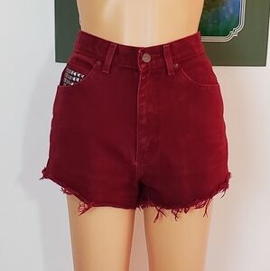 Jordache basic raw hem jeans shorts